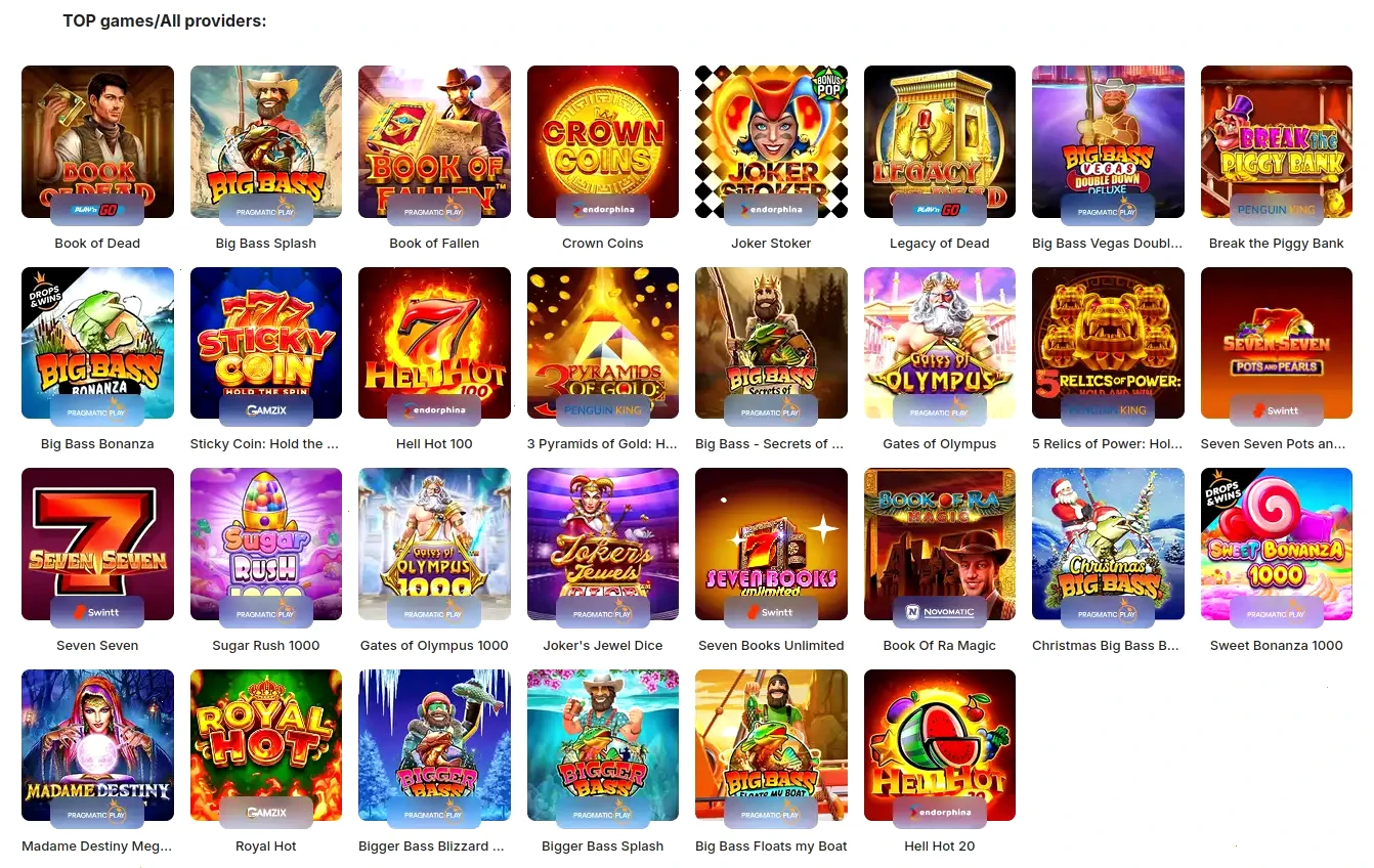 Piperspin mobiel casino interface op smartphone